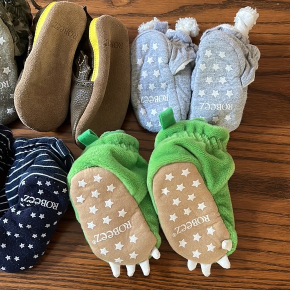Size 3-6 months Robeez booties. All lightly or barely used. - Picture 7 of 7